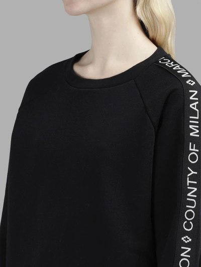 Shop Marcelo Burlon County Of Milan Marcelo Burlon - County Of Milan Women's Black Newen Long Sweater