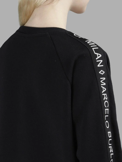 Shop Marcelo Burlon County Of Milan Marcelo Burlon - County Of Milan Women's Black Newen Long Sweater