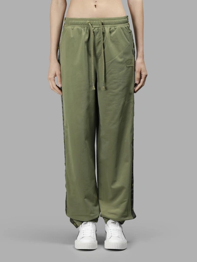 Shop Fenty X Puma Green Tearaway Sweatpants