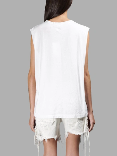 Shop Faith Connexion White Sleeveless T-shirt