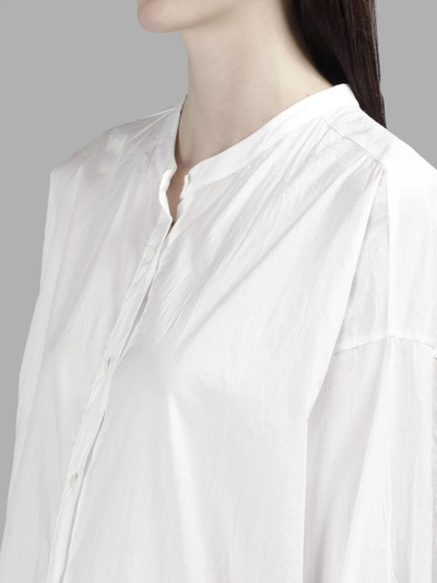 Shop Di Liborio Women's White Oversized Shirt