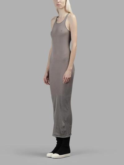 Shop Rick Owens Women's Grey Tank Dress