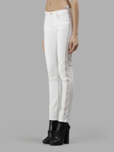 Shop Off-white Off White C/o Virgil Abloh Women's White Skinny Jeans