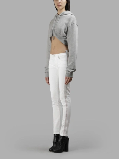 Shop Off-white Off White C/o Virgil Abloh Women's White Skinny Jeans