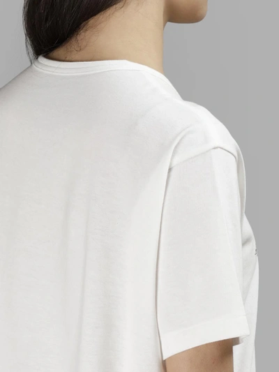 Shop Yohji Yamamoto Women's 'y' Signature T-shirt In White