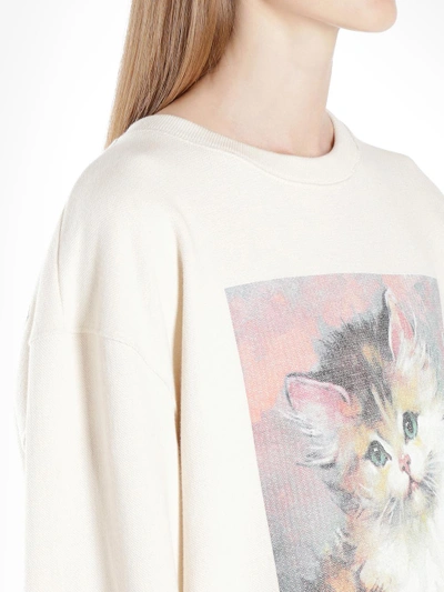 Shop Heron Preston Women's Off-white Angel Crewneck Sweatshirt In Off White