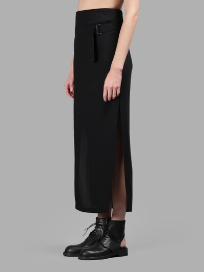 Shop Ann Demeulemeester Black Skirt