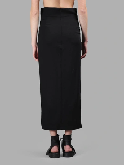 Shop Ann Demeulemeester Black Skirt