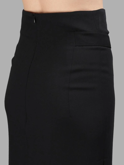 Shop Ann Demeulemeester Black Skirt