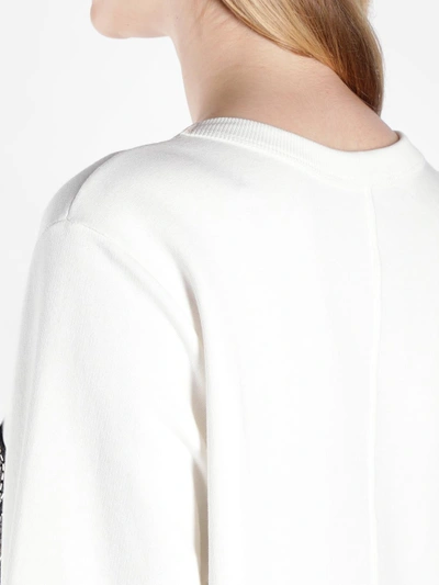 Shop Amen Women's Off-white Logo Sweater