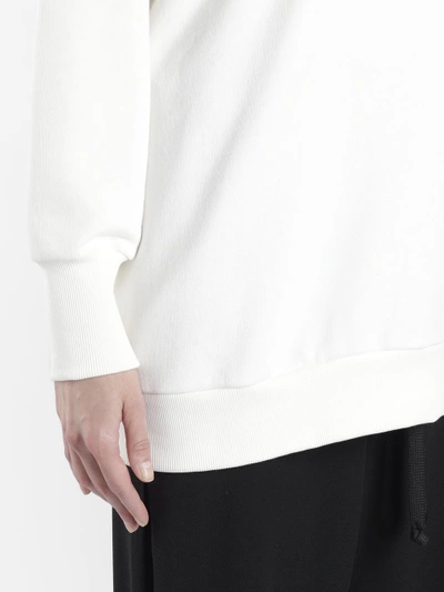 Shop Amen Women's Off-white Logo Sweater