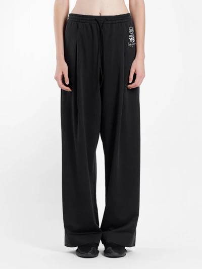 Shop Y-3 Women's Black Lux Wide Pants