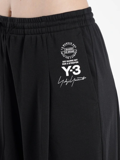 Shop Y-3 Women's Black Lux Wide Pants