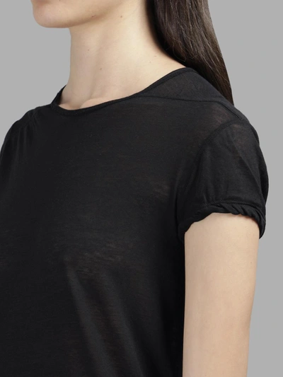Shop Rick Owens Women's Black Long T-shirt