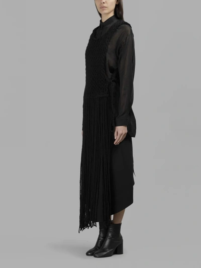 Shop Isabel Benenato Women's Black Woven Shirt