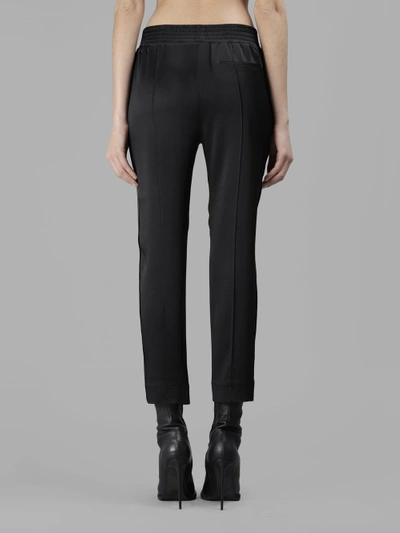 Shop Haider Ackermann Woman's Black Elegant Sweatpants