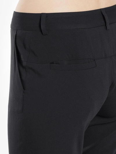 Shop Isabel Benenato Women's Black Wool Blend Trousers