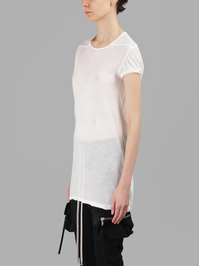 Shop Rick Owens Women's White Level T-shirt