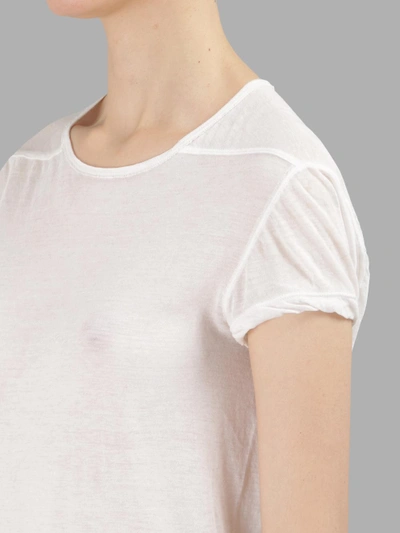 Shop Rick Owens Women's White Level T-shirt