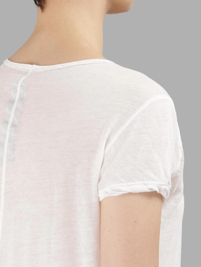 Shop Rick Owens Women's White Level T-shirt