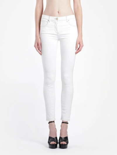 Shop Versace White Jeans