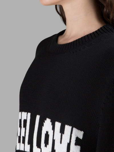Shop Givenchy Black I Feel Love Sweater