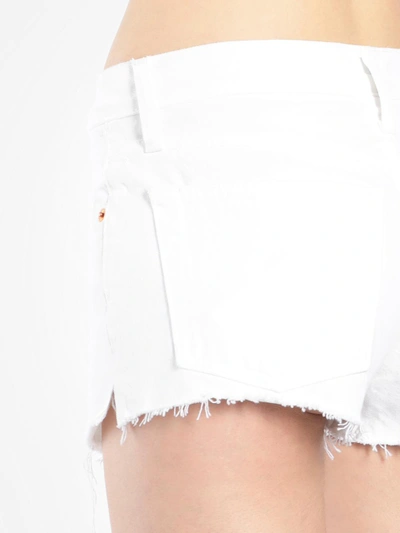 Shop Re/done Shorts In White