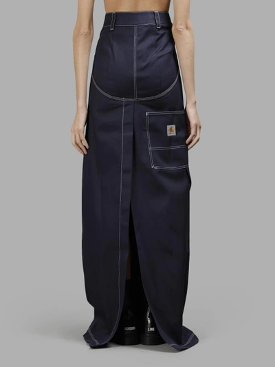Shop Vetements Push Up Workwear Skirt In In Collaboration With Carhartt