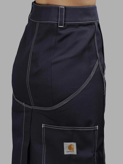 Shop Vetements Push Up Workwear Skirt In In Collaboration With Carhartt