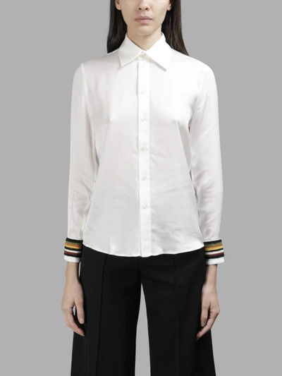 Shop Wales Bonner Off-white Shirt