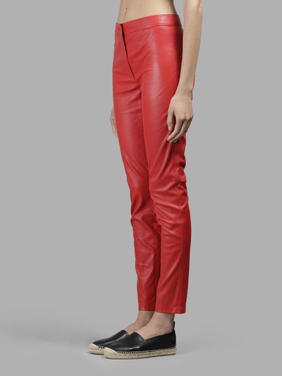 Shop Loewe Women's Red Leggings