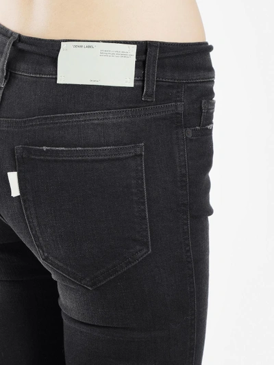 Shop Off-white C/o Virgil Abloh Jeans In Grey