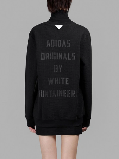 Shop Adidas X White Mountaineering Women's Black Crewneck Sweater