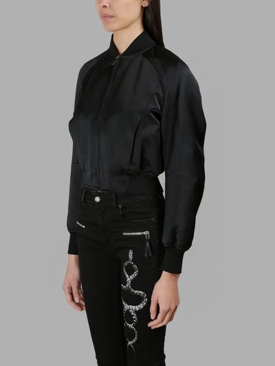 Shop Marcelo Burlon County Of Milan Black Amarau Bomber Jacket