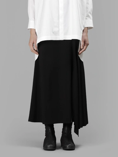 Shop Yohji Yamamoto Women's Black Mermaid Skirt