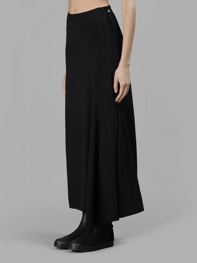 Shop Yohji Yamamoto Women's Black Mermaid Skirt