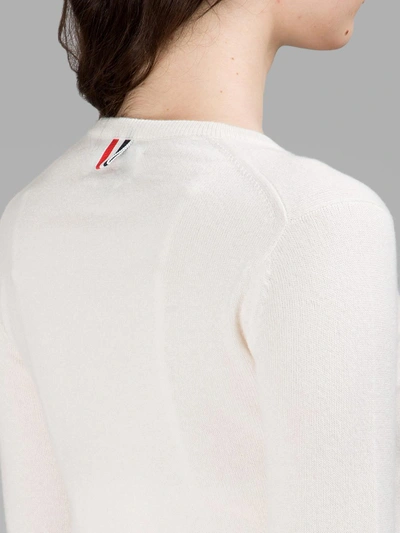 Shop Thom Browne Off-white Sweater