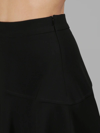 Shop Jw Anderson Black Asymmetric Skirt