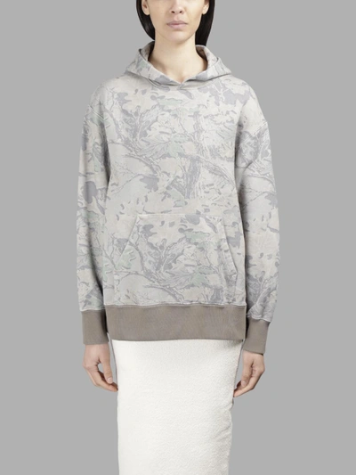 Shop Yeezy Women's Boxy Fit Hoodie Sweater In Light Grey