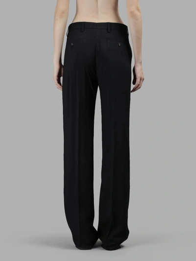 Shop Rick Owens Women's Black Dietrich Wide Leg Pants