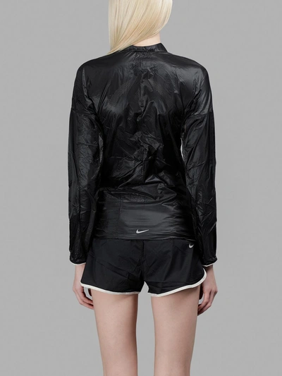 Shop Nike Women's Black Shiny Gyakusou Packable Jacket