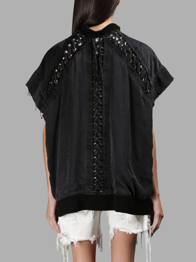 Shop Faith Connexion Black Short Sleeves Bomber Jacket