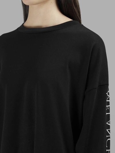 Shop Marcelo Burlon County Of Milan Marcelo Burlon - County Of Milan Women's Black Uplank Over T-shirt