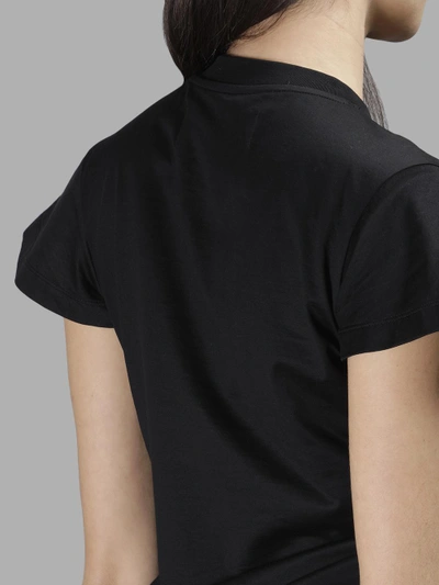 Shop Marques' Almeida Marques Almeida Women's Black Ruffled T-shirt
