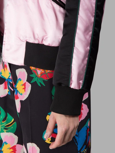 Shop Valentino Pink Bomber Jacket