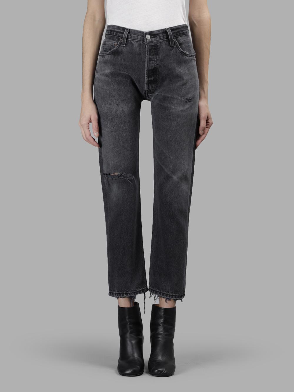 women's black high rise bootcut jeans