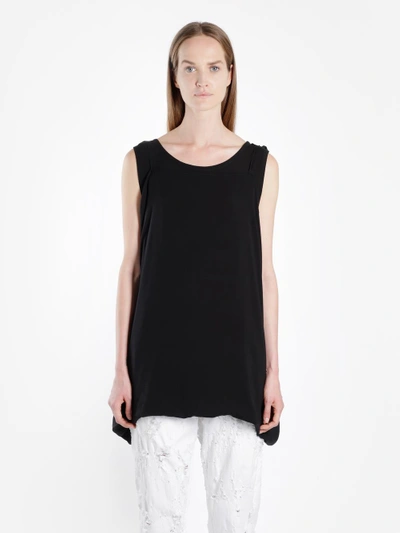 Shop Ann Demeulemeester Women's Black Adjustable Sleeveless Tunic Dress