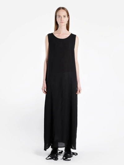 Shop Ann Demeulemeester Women's Black Adjustable Sleeveless Tunic Dress