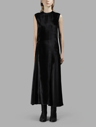 Shop Damir Doma Women's Black Dits Velvet Dress