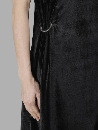 Shop Damir Doma Women's Black Dits Velvet Dress